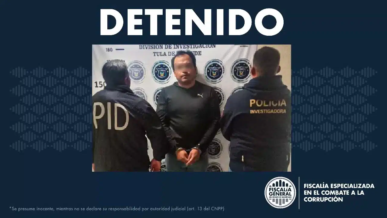  Detenido exservidor público municipal por actos corrupción en programas de apoyo social