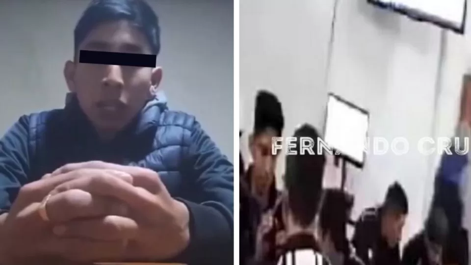  VIDEO: joven detenido por quemar a Cristian Carranza hace polémicas revelaciones