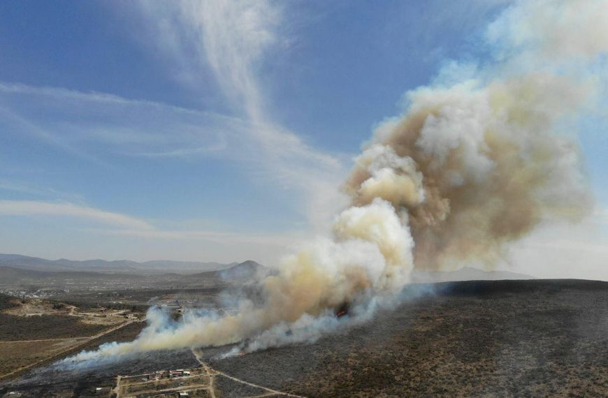 🔥 Se registra incendio en zona…
