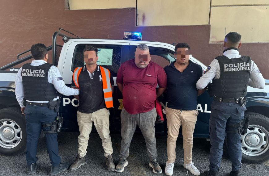 ¡Cayeron tras intensa persecución! 3 sujetos…