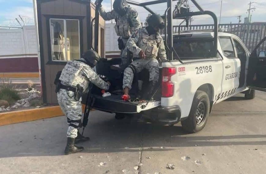 ¡RAFAGAZO ACCIDENTAL! Elemento de la Guardia…