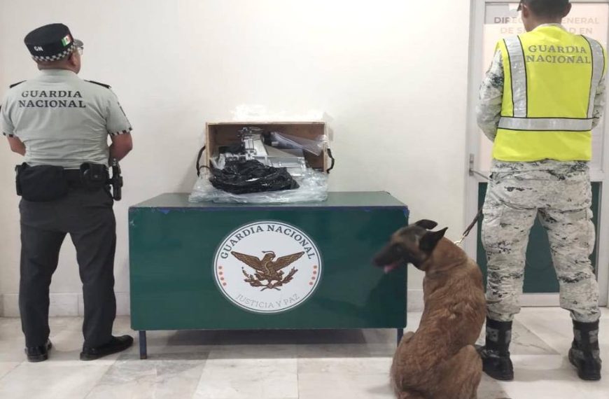 🚨 Aseguran 6.6 kg de metanfetamina en el…