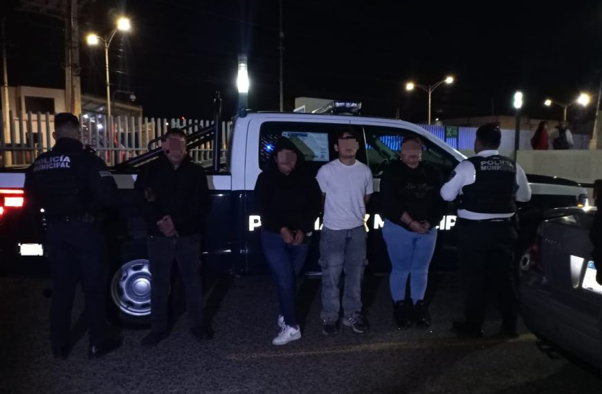 Ocho personas detenidas por despojar a…