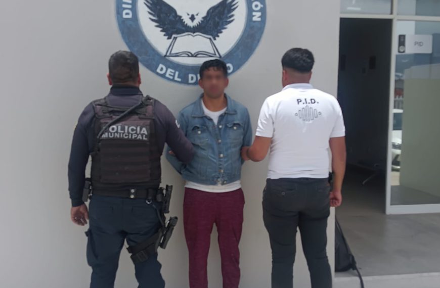 🚨 Lo detienen por inhalar sustancias…