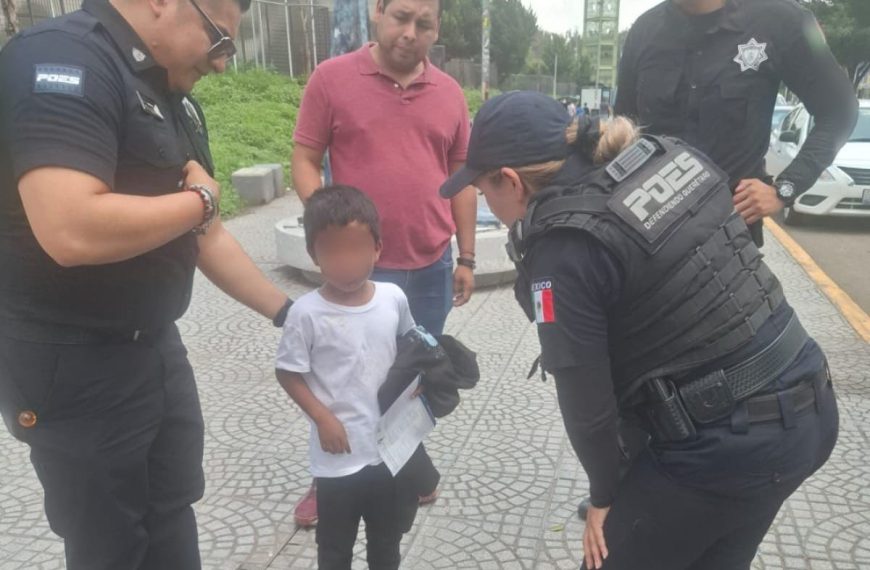 ¡Momentos de angustia en el Gomez Morin! Niño…