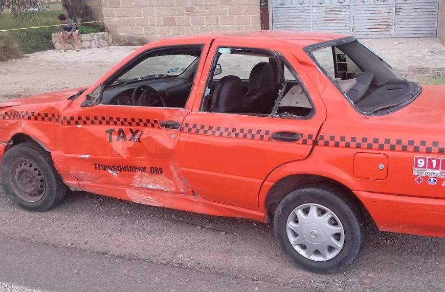 💥 ¡TRAGEDIA EN TEQUISQUIAPAN! Taxi embiste a motociclista…