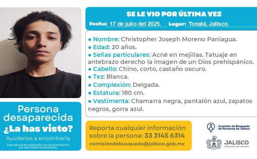🚨😢 Joven queretano de 20 años…