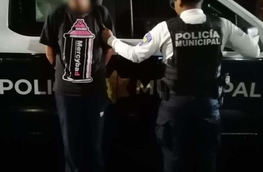 Detienen a hombre en la colonia…