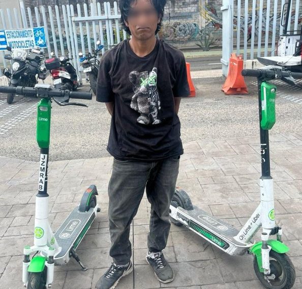 🚨🛵 ¡Lo atraparon en Las Rosas!…