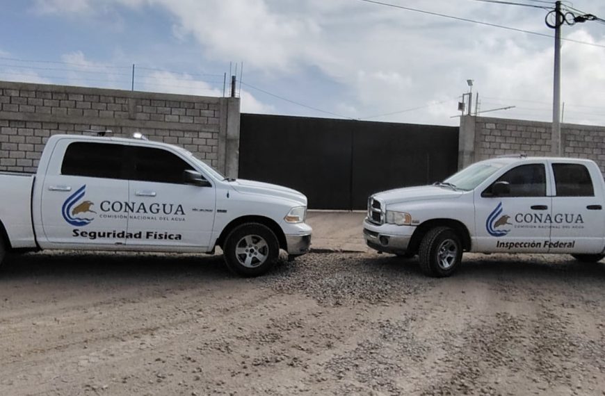 🚨💧 Conagua clausura 6 pozos irregulares…