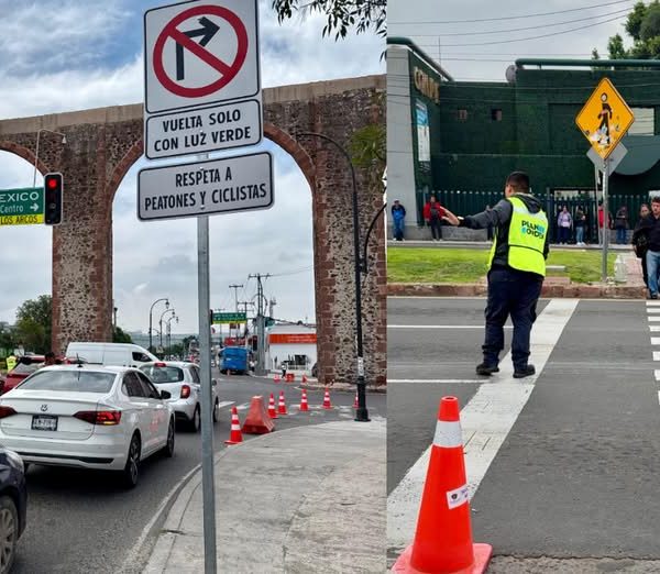 🚦 Arranca pilotaje vial en Bernardo Quintana y…