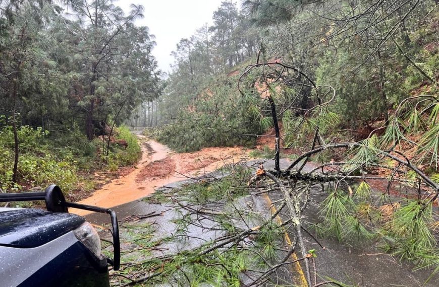 🌧️ Fuertes lluvias provocan deslaves y…