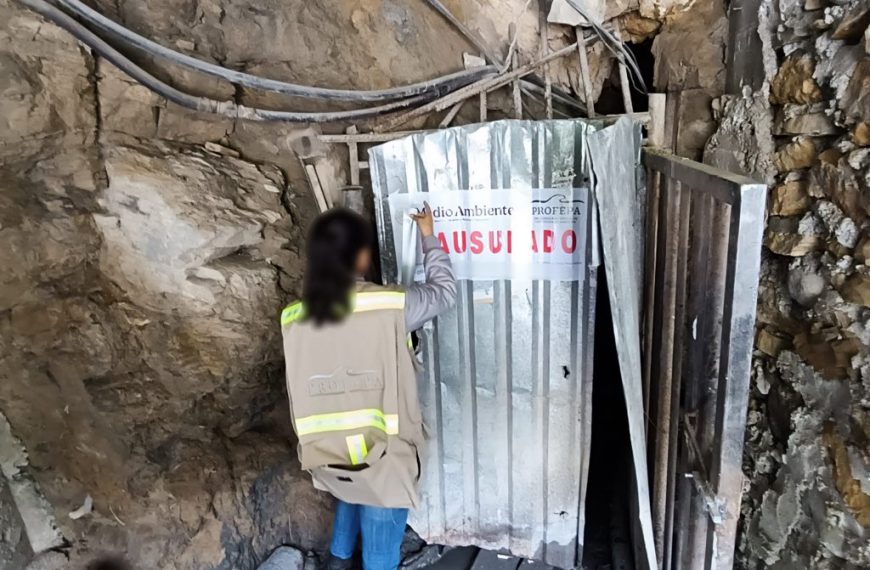 📰 Clausuran mina ilegal de mercurio…