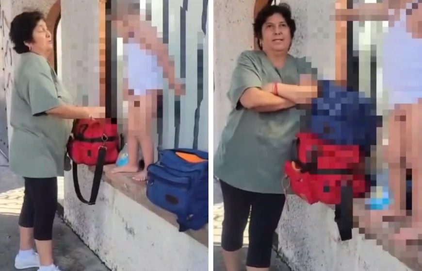 😡🚨 Abuelita desnudó y golpeó a…