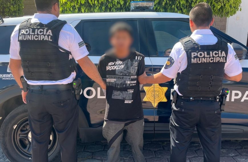 🔫🚨 Menor de edad es detenido…