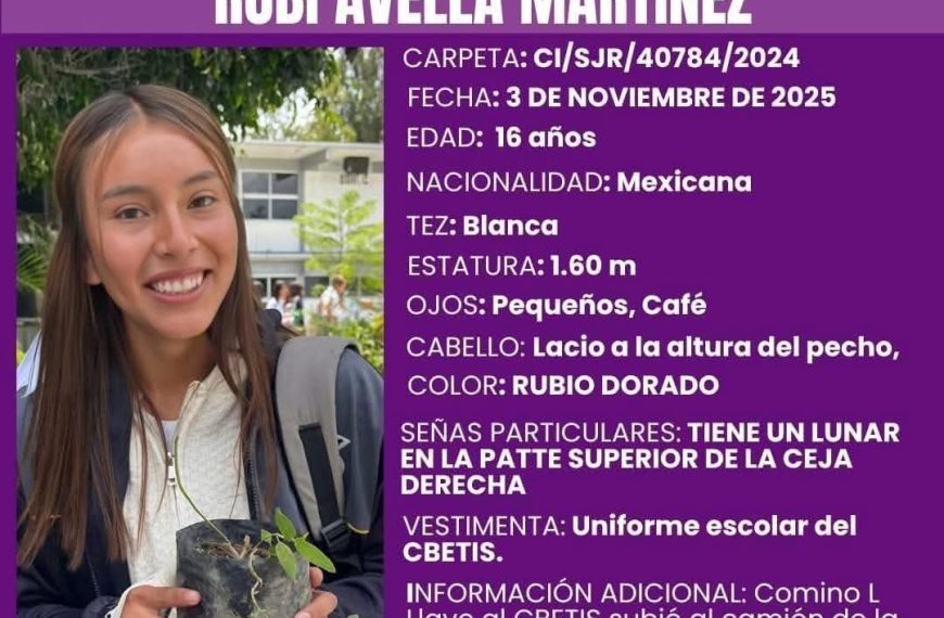 🚨 Desaparece Rubí Avella, joven de…