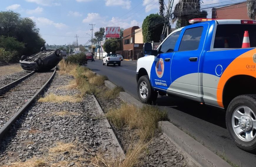 🚗💥 Pérdida de control provoca volcadura&hellip;