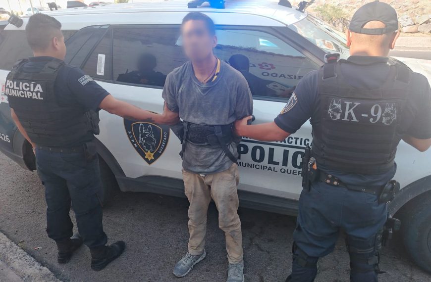 Policías de la SSPMQ inhiben situación…