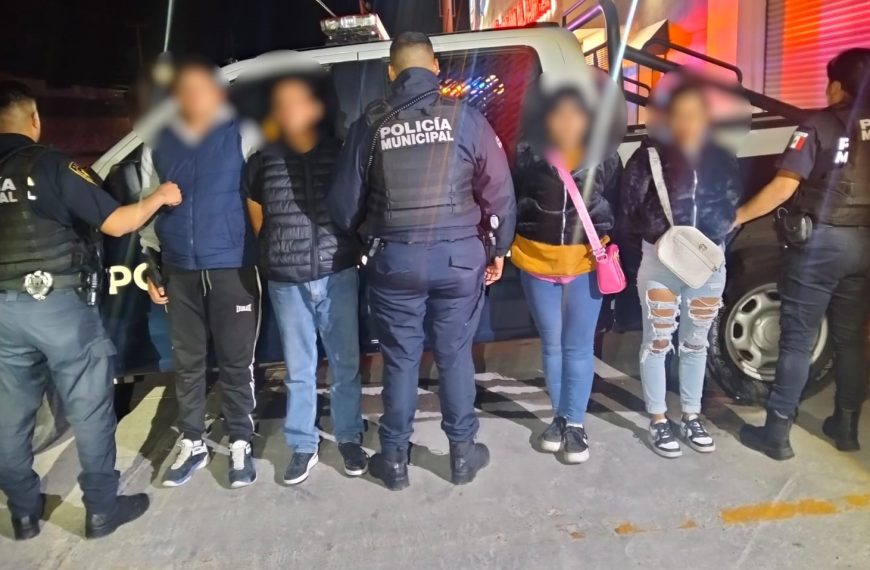 🚔🚨 Caen cuatro por presunto robo a comercio&hellip;