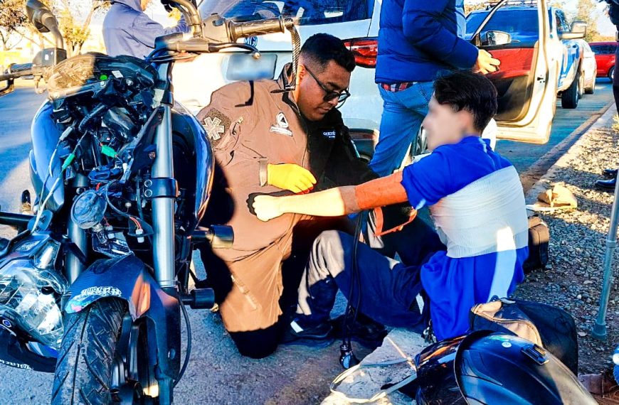 🛵💥🚗 Motociclista lesionado tras choque con&hellip;