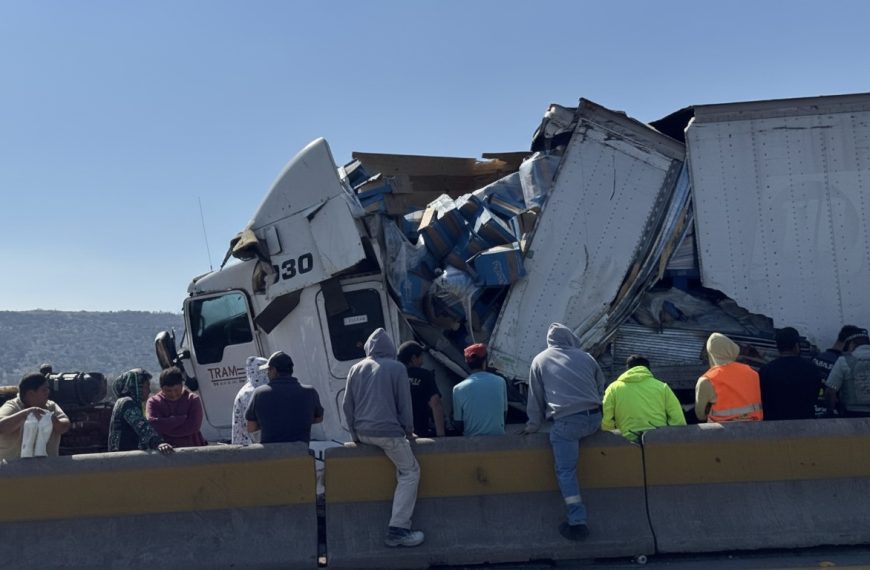 🚨🚛 Choque por alcance entre tráilers&hellip;