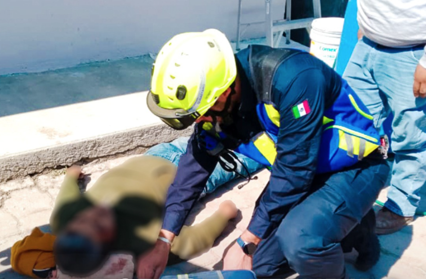 🚨🦺 Hombre sufre caída mientras realizaba&hellip;