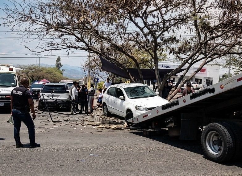 🚨💥 Mujer se queda sin frenos&hellip;