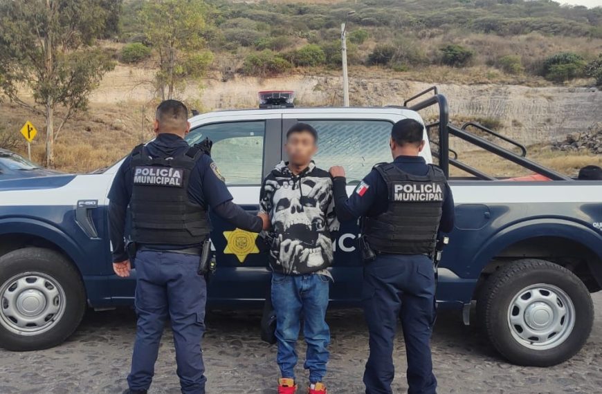 🚨🔪 Capturan a sujeto con machete&hellip;
