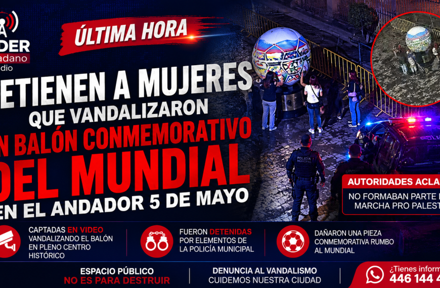 🚨 Detienen a mujeres por vandalizar balón conmemorativo&hellip;