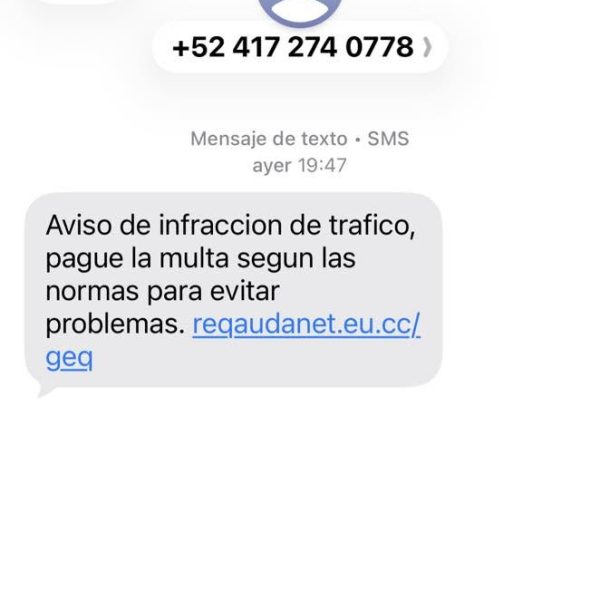 Alertan por mensajes falsos de infracciones; buscan robar&hellip;