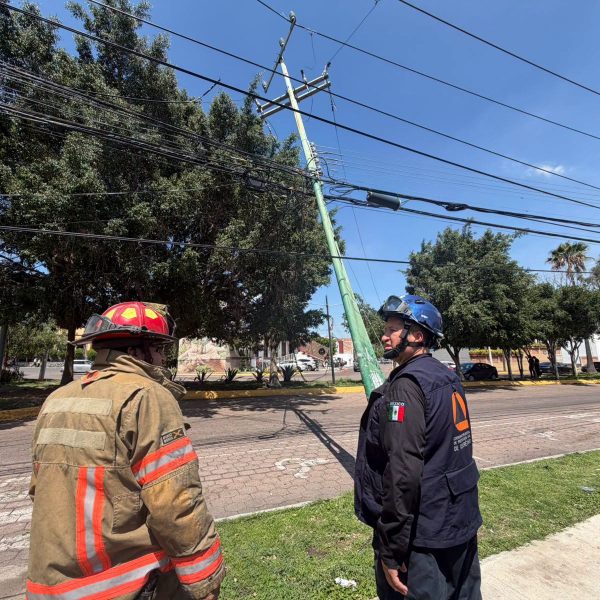 ⚠️⚡ Poste de CFE colapsa por el peso&hellip;
