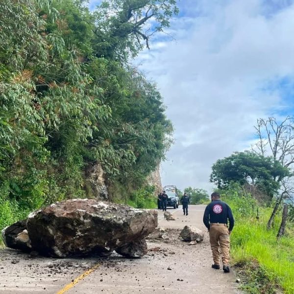 🪨🌧️ Enorme roca cae sobre carretera en Landa&hellip;