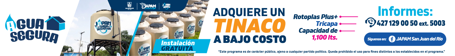 Banner Portada Superior Septiembre – Agua Segura JAPAM